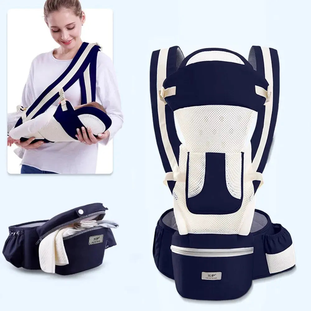 4-Way Ergonomic Baby Carrier and Backpack