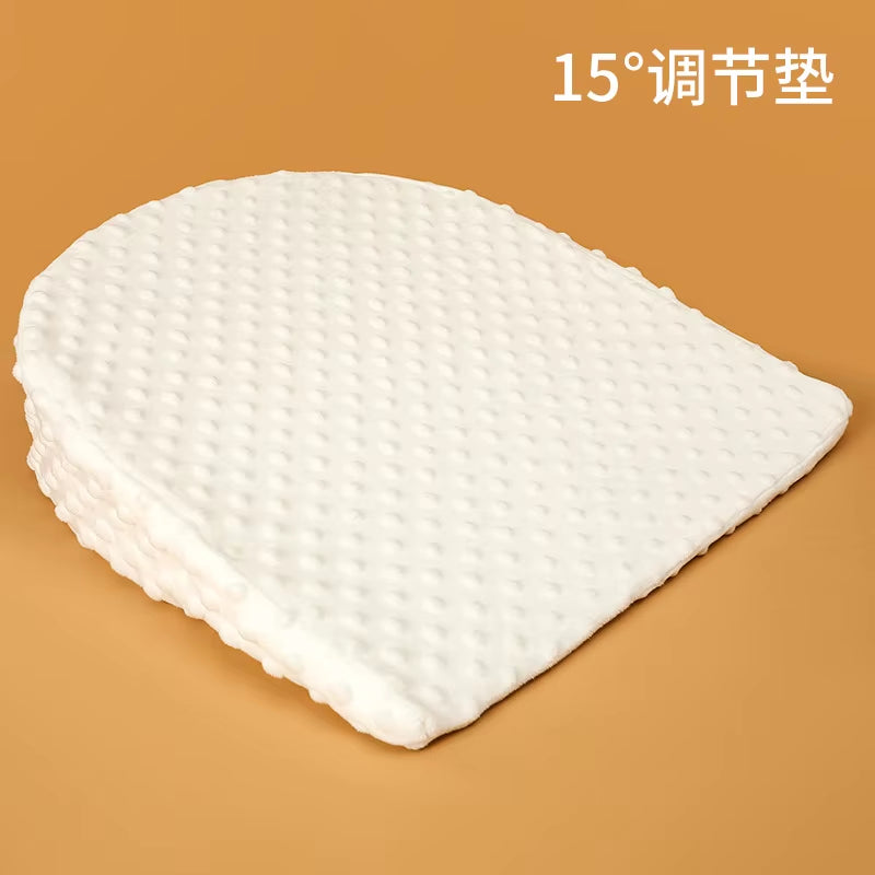 Baby Kawaii anti Spitting Milk Slope Cushion Pillow Newborn Memory Pillow Lightweight, Breathable Non Slip Baby Pillow