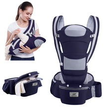 Load image into Gallery viewer, Newborn Ergonomic Baby Carrier Backpack Infant Baby Hipseat Carrier Front Facing Ergonomic Kangaroo Baby Wrap Sling Travel