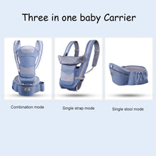 Load image into Gallery viewer, Newborn Ergonomic Baby Carrier Backpack Infant Baby Hipseat Carrier Front Facing Ergonomic Kangaroo Baby Wrap Sling Travel