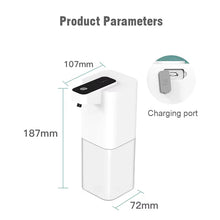 Load image into Gallery viewer, Automatic Liquid Soap Dispenser Touchless Infrared Sensor Hand Free Soap Hand Sensor Dispenser Smart Foam Machine USB Charging