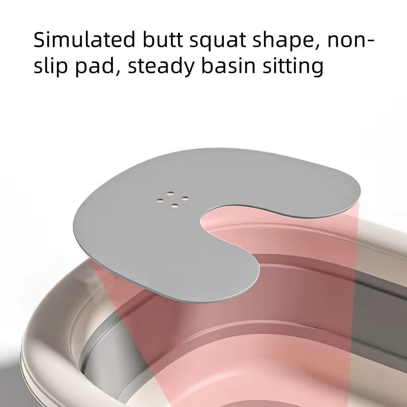 Digital Temperature Sensitive Baby Bath Tub Large Household Portable Folding Bath Tub Children'S Bath Tub Children'S Bath Tub