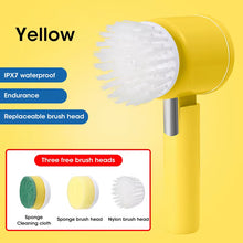 Load image into Gallery viewer, Electric Spin Scrubber, Bathroom Cordless Cleaning Brush Power Scrubber with 5 Replaceable Brush Heads, Electric Cleaning Brush