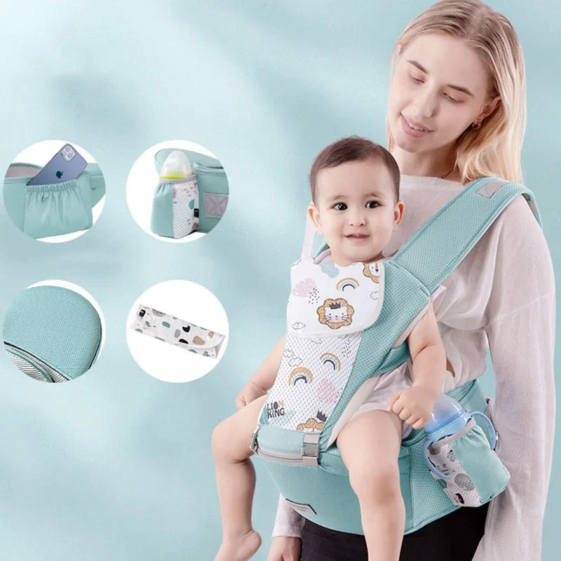 4-Way Ergonomic Baby Carrier and Backpack