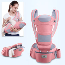Load image into Gallery viewer, Newborn Ergonomic Baby Carrier Backpack Infant Baby Hipseat Carrier Front Facing Ergonomic Kangaroo Baby Wrap Sling Travel