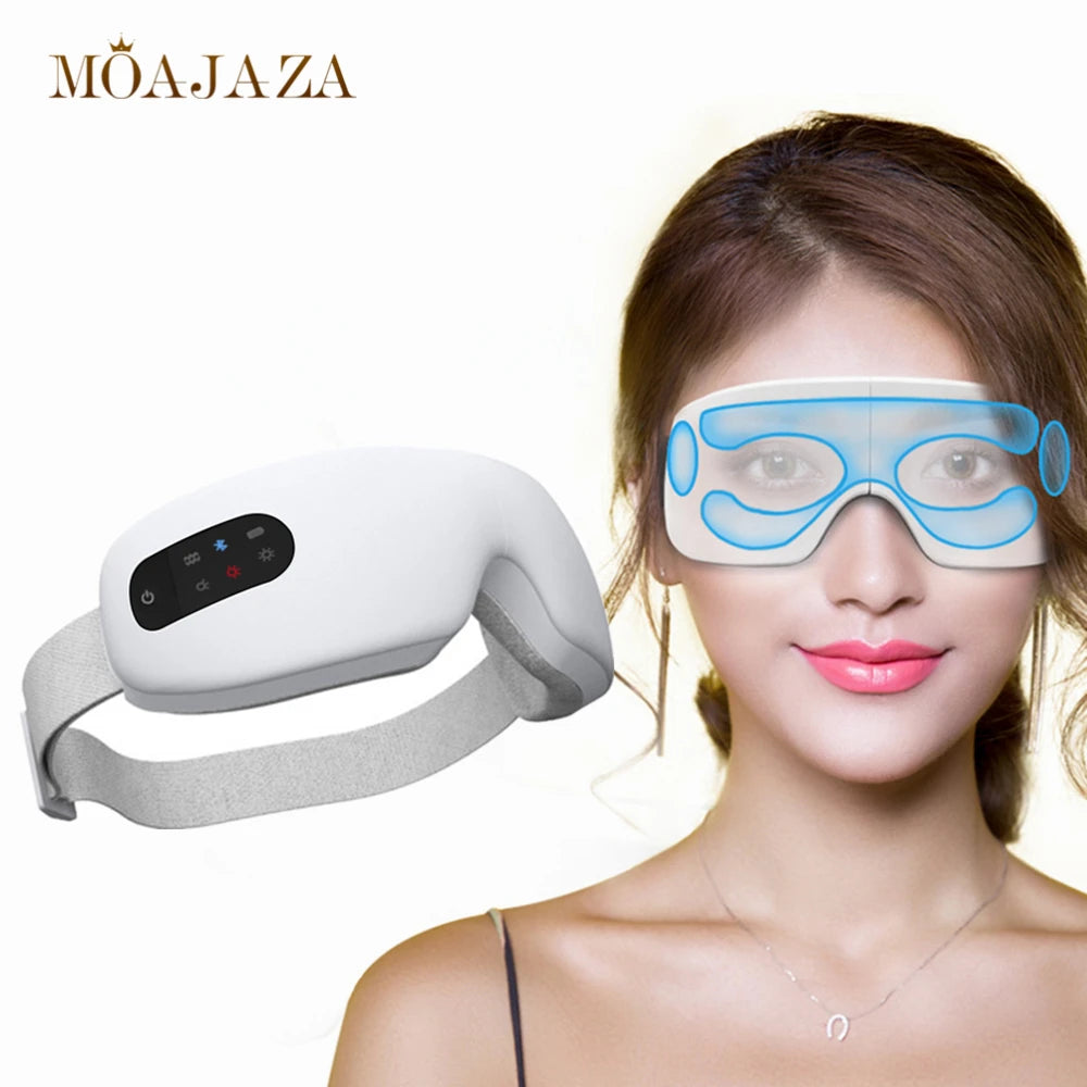 Smart Eye Massager with Heat and Compression