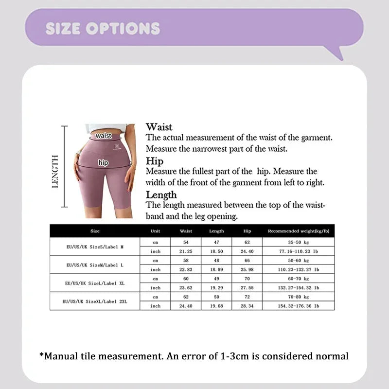High Waist Shape Wear Sculpting Shorts