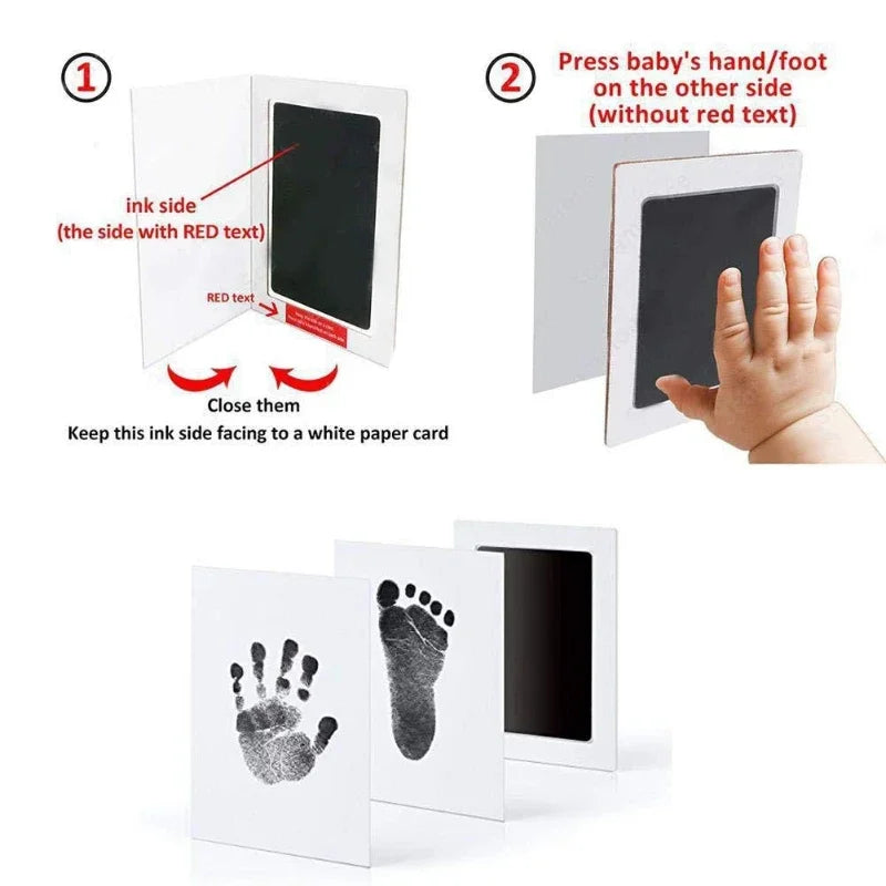  Handprint and Footprints Ink Memory - organic and non-toxic