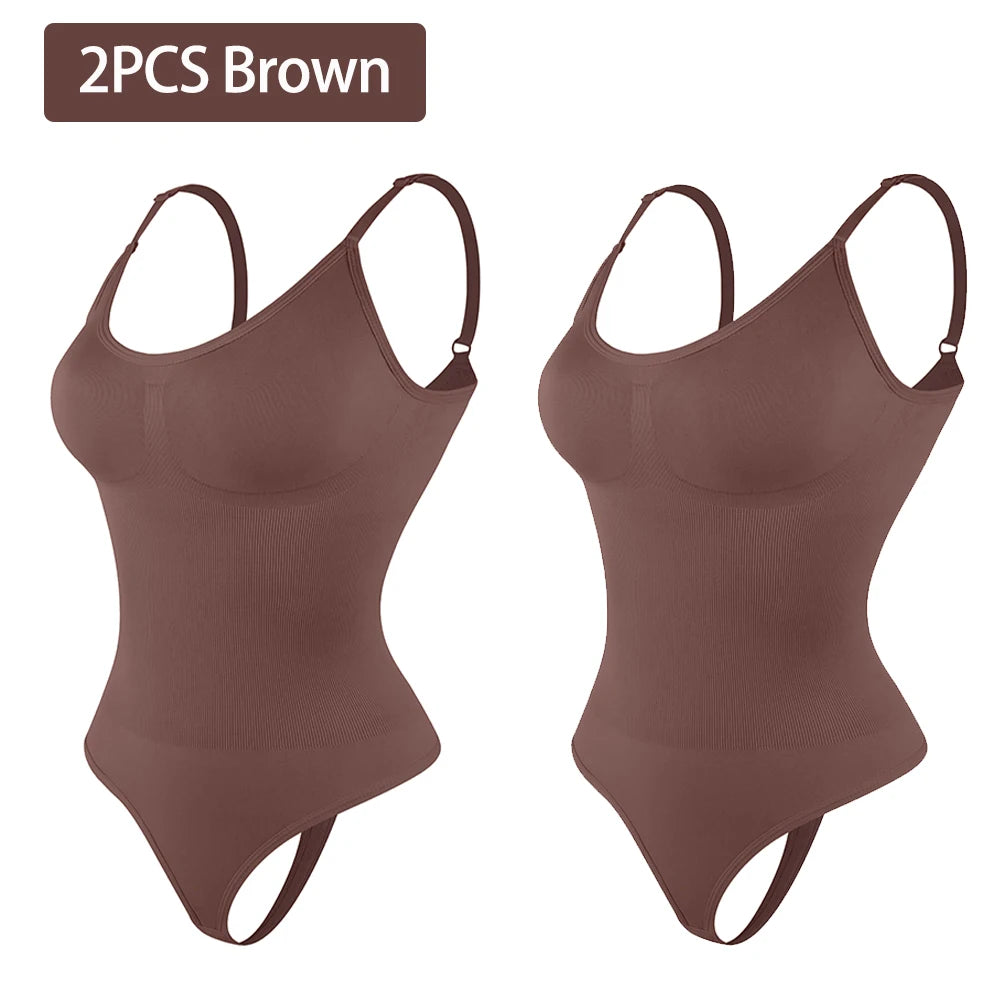 Women's Shape Wear Bodysuit Brown