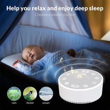 Load image into Gallery viewer, Baby Sleeping Machine with Night Light - 6 different soothing sounds