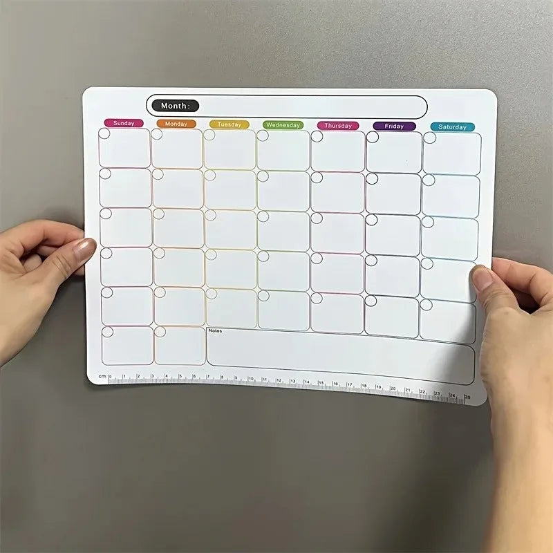 Refrigerator Magnet Calender Monthly and Weekly Planner