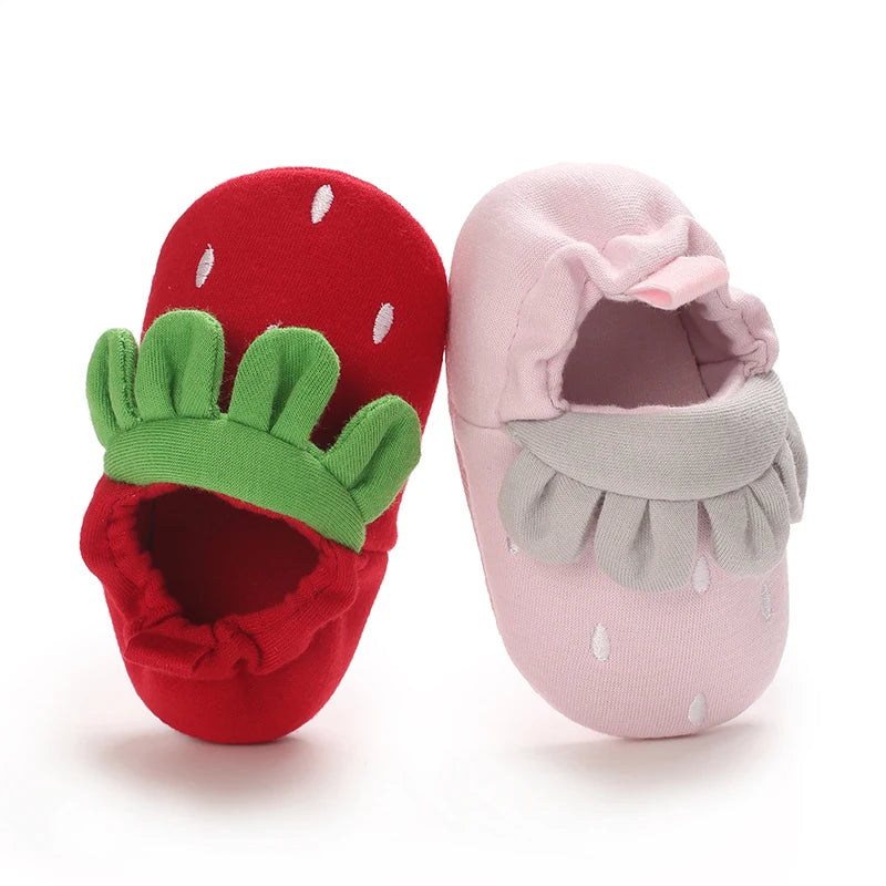 Cute Slippers for Babies Aged 0-18 Months, Suitable Forautumn And, Featuring Plush Lining for Warmth, Soft Solesfor Comfort