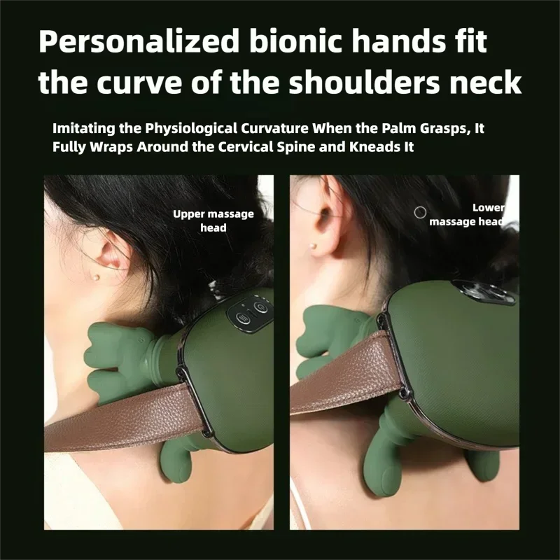 Wireless Neck Massager Imitates Human Hands to Knead Massage to Relieve Neck/Shoulder Painmmassage Shawl