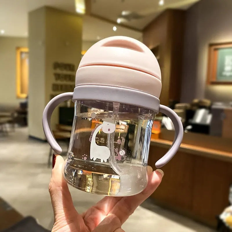 Baby Feeding Bottle with Straw