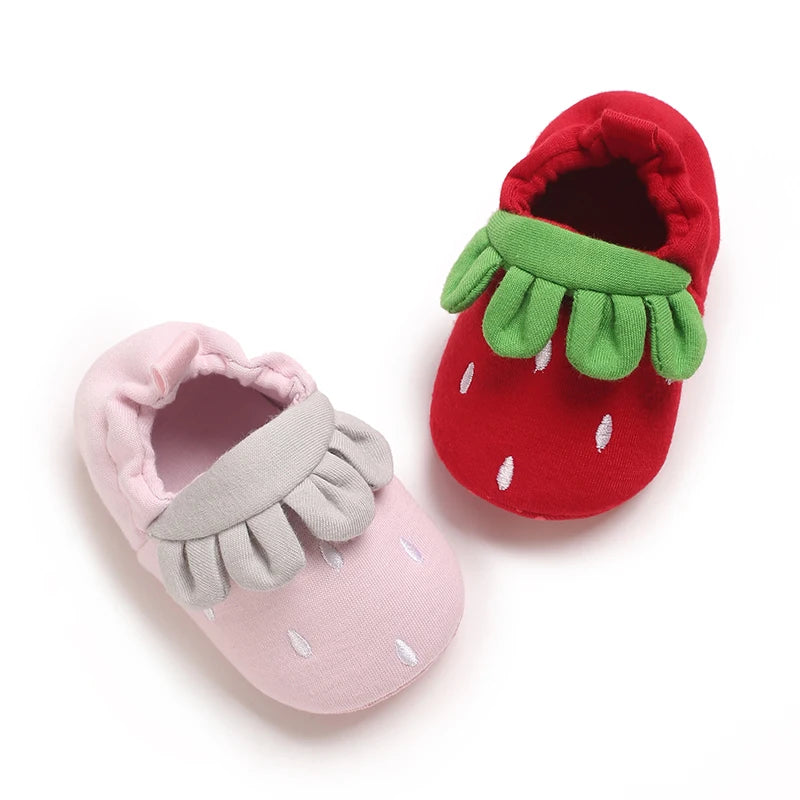 Cute Slippers for Babies Aged 0-18 Months, Suitable Forautumn And, Featuring Plush Lining for Warmth, Soft Solesfor Comfort