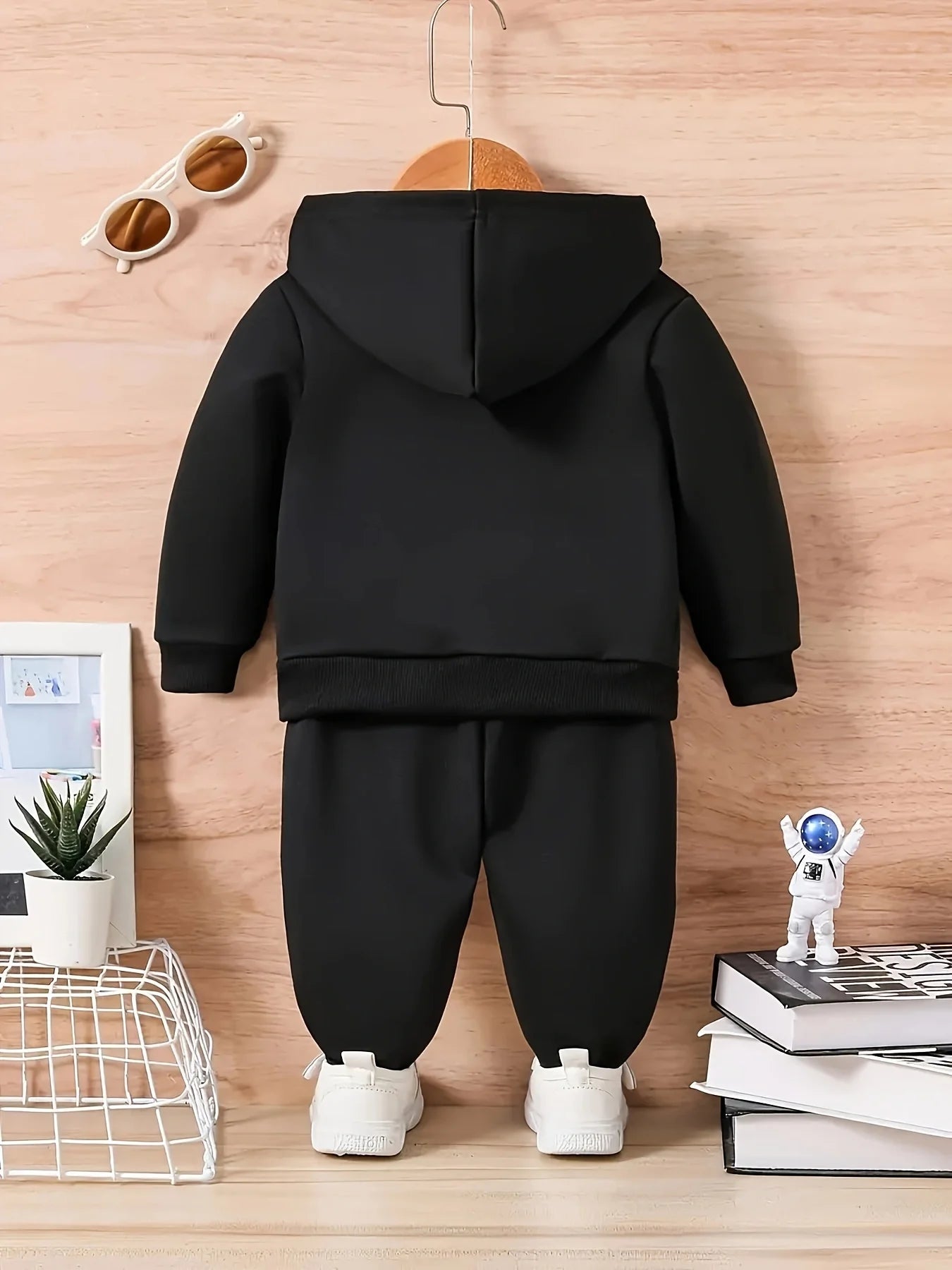 Baby Boy Long Sleeved Hooded Set