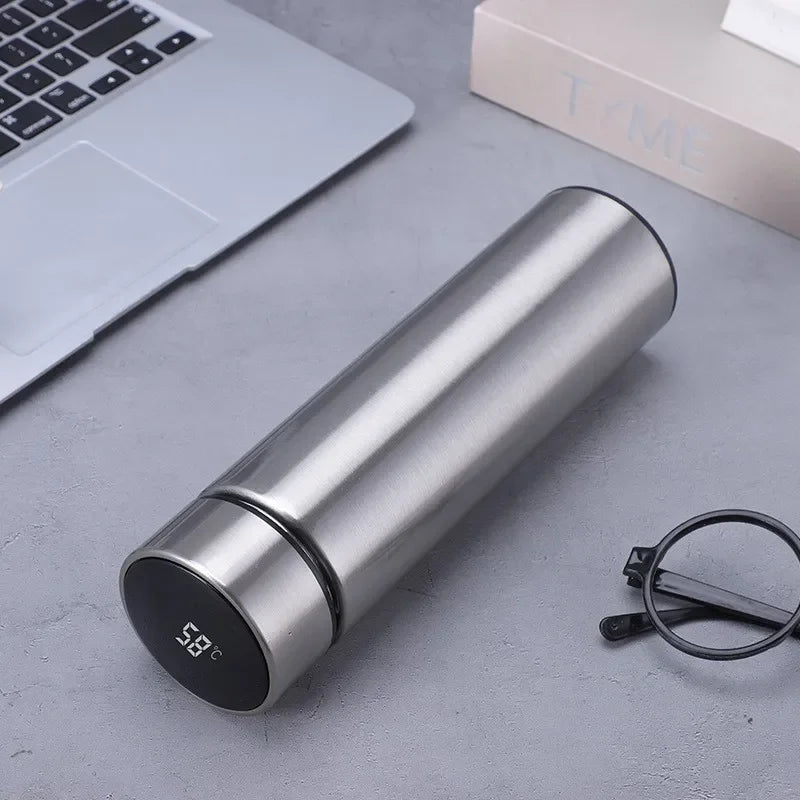 500ML Intelligent Cold and Heat Thermos Temperature Bottle