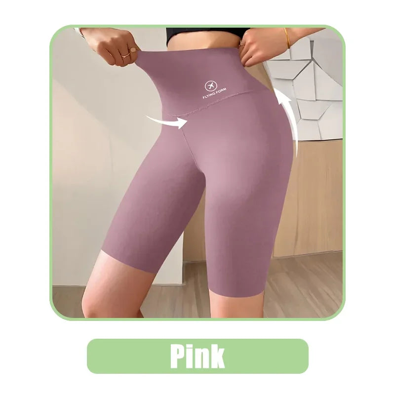 High Waist Shape Wear Sculpting Shorts