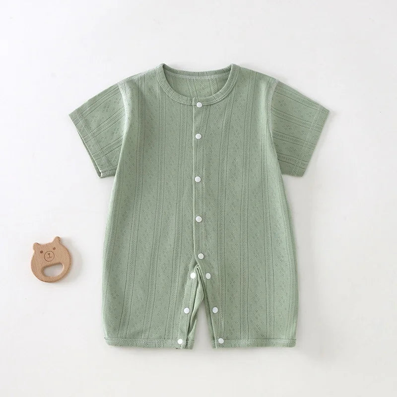 Baby Short Sleeved Jumpsuit 