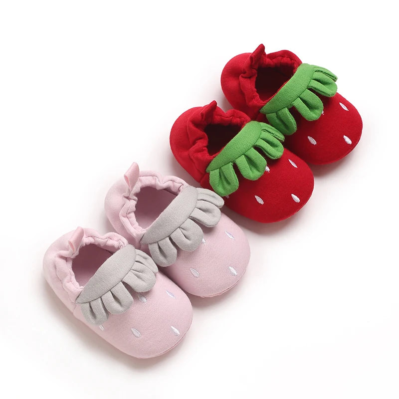 Cute Slippers for Babies Aged 0-18 Months, Suitable Forautumn And, Featuring Plush Lining for Warmth, Soft Solesfor Comfort