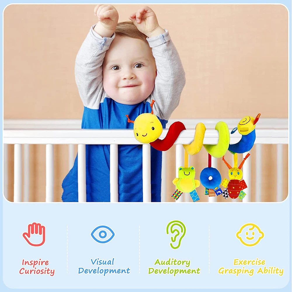 Hanging Musical Spiral Toy for Cribs or Strollers