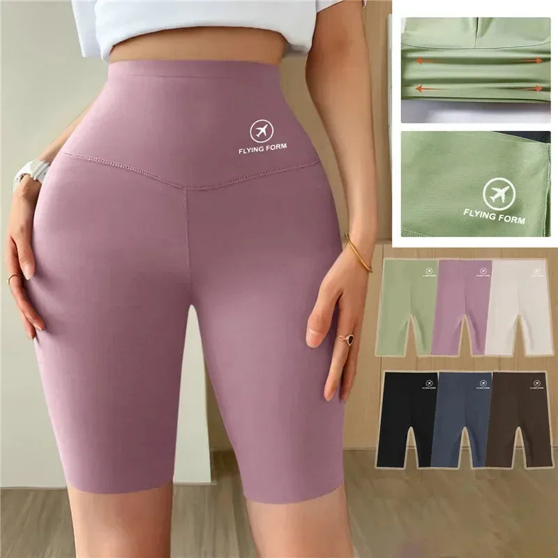 High Waist Shape Wear Sculpting Shorts