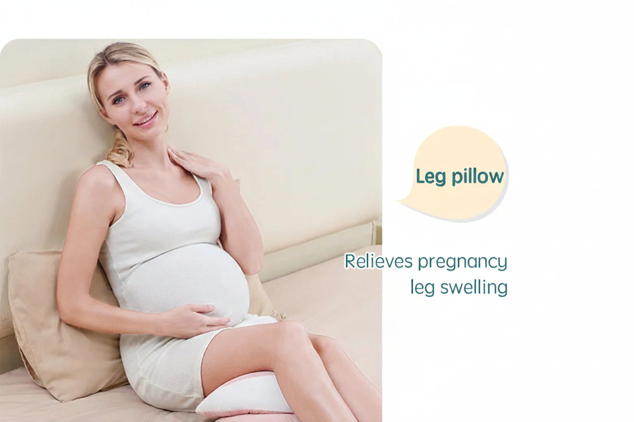 Pregnancy Pillow with 1Pc Free an Auxiliary Pillow Cotton Waist Support Pillow for Pregnant Women Sleeping Body Pillow
