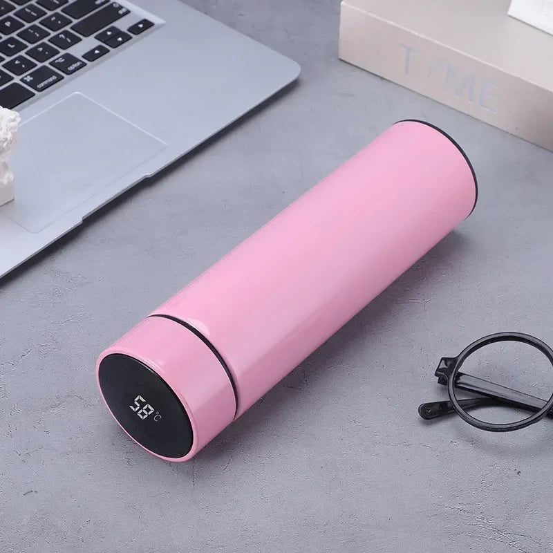 500ML Intelligent Cold and Heat Thermos Temperature Bottle