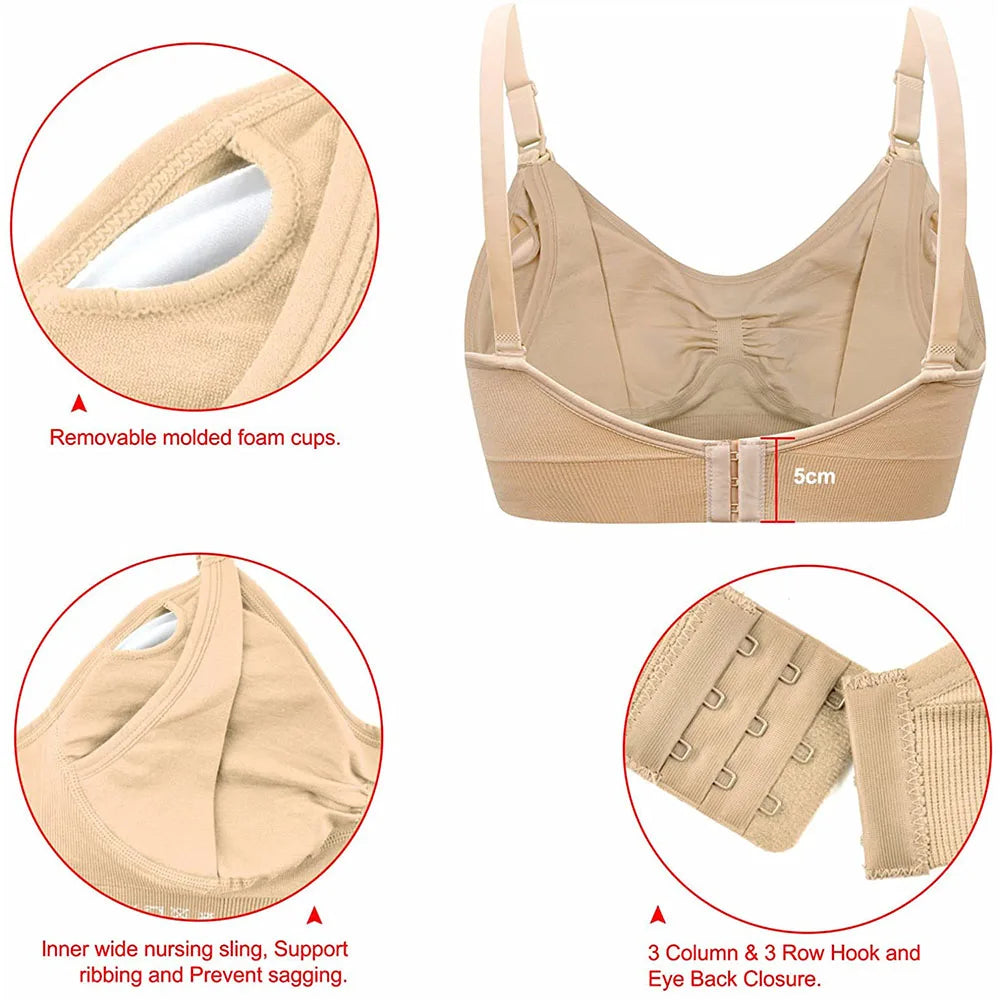 Breathable Nursing Bras
