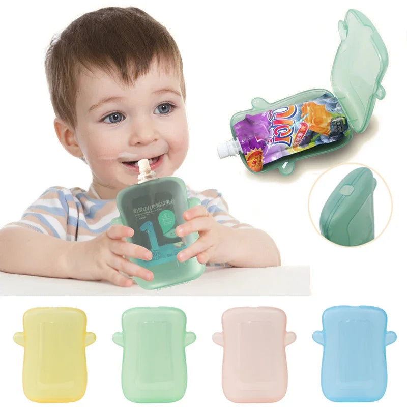 Anti Squeeze Food Pouch Holder 