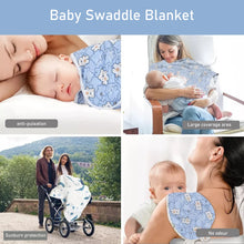 Load image into Gallery viewer, 0-6m Baby Swaddle/Blanket and Hat Set 