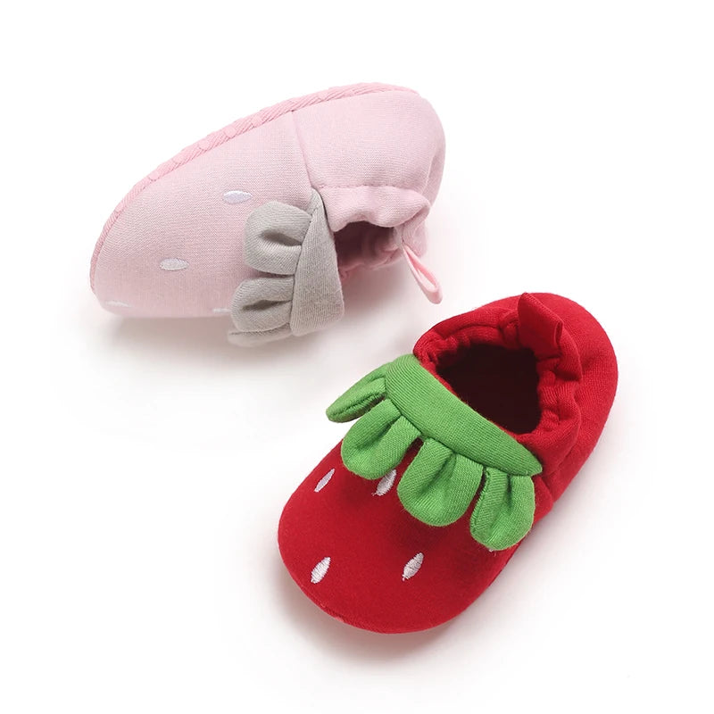 Cute Slippers for Babies Aged 0-18 Months, Suitable Forautumn And, Featuring Plush Lining for Warmth, Soft Solesfor Comfort