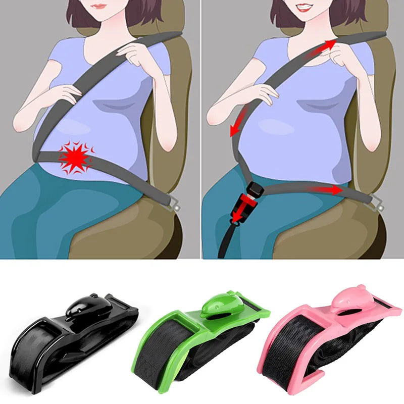 Pregnant Car Seat Belt Adjuster Comfort and Safety for Maternity Moms Belly Pregnancy Seat Belt Pregnant Woman Driving Safe Belt