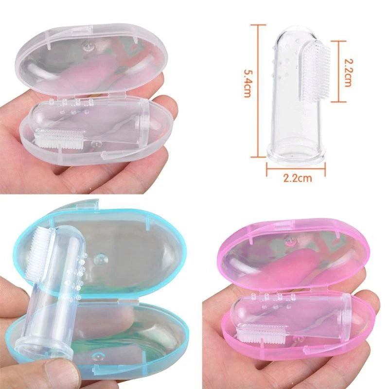 Soft Finger Toothbrush Baby Kid Oral Cleaning Teeth Care Hygiene Brush Infant Tooth Brush for Newborn Care