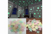 100PCS Glow-in-the-Dark Star Wall Stickers