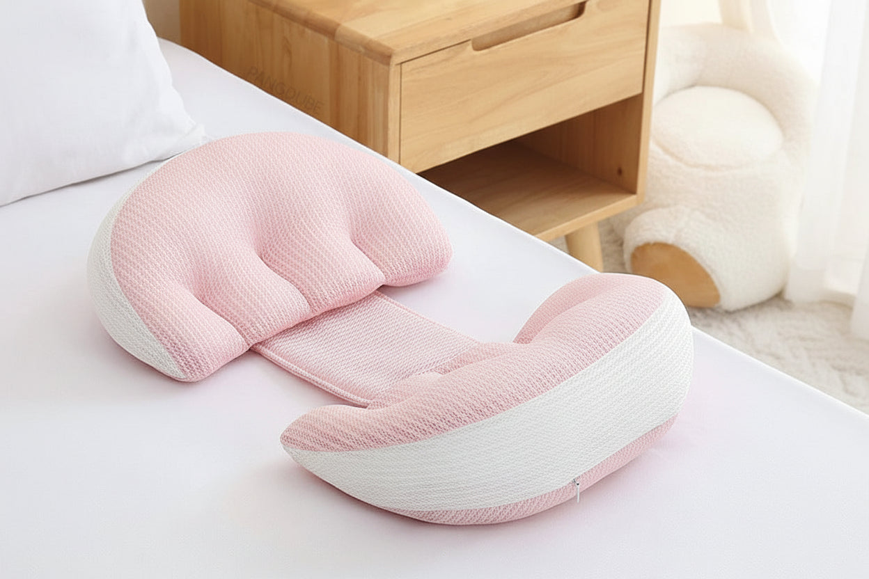 Pregnancy Pillow with 1Pc Free an Auxiliary Pillow Cotton Waist Support Pillow for Pregnant Women Sleeping Body Pillow