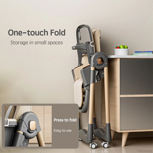 Reclining Baby High Chair for Feeding 