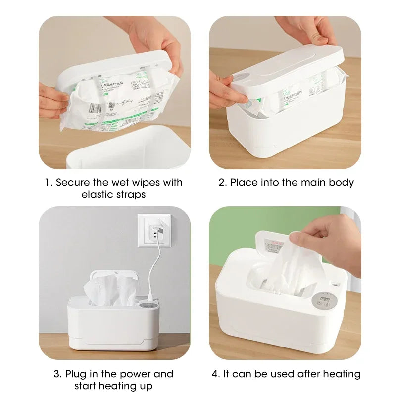 Baby Wipe Warmer Heater with LED Display 