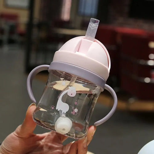 Baby Feeding Bottle with Straw