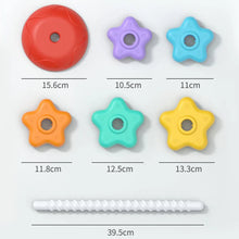 Load image into Gallery viewer, Motor Skill development Rotating Rainbow Tower Puzzle 