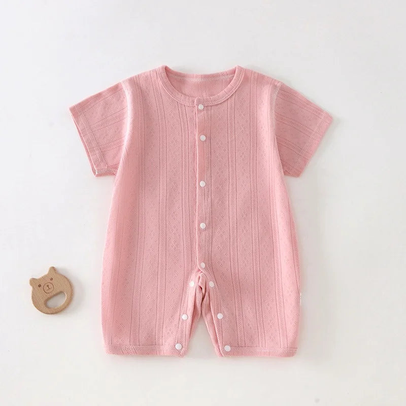 Baby Short Sleeved Jumpsuit 