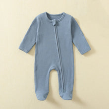 Load image into Gallery viewer, Long Sleeve Organic Cotton Baby Onesies