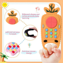 Load image into Gallery viewer, 1Pc Baby Silicone Teether Toys Remote Control Shape Teether Rodent Gum Pain Relief Teething Toy Kids Sensory Educational