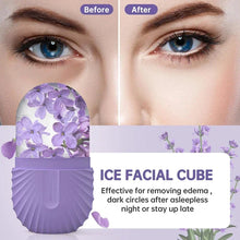 Load image into Gallery viewer, Ice Face Roller Ice Cube Beauty Massage Silicone Ice Mold for Eye Puffiness Ice Facial Roller Shrink Pores