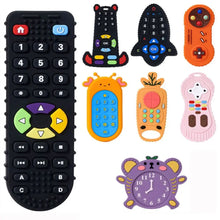 Load image into Gallery viewer, 1Pc Baby Silicone Teether Toys Remote Control Shape Teether Rodent Gum Pain Relief Teething Toy Kids Sensory Educational