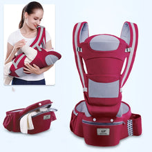 Load image into Gallery viewer, Newborn Ergonomic Baby Carrier Backpack Infant Baby Hipseat Carrier Front Facing Ergonomic Kangaroo Baby Wrap Sling Travel