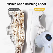 Load image into Gallery viewer, Electric Spin Scrubber, Bathroom Cordless Cleaning Brush Power Scrubber with 5 Replaceable Brush Heads, Electric Cleaning Brush