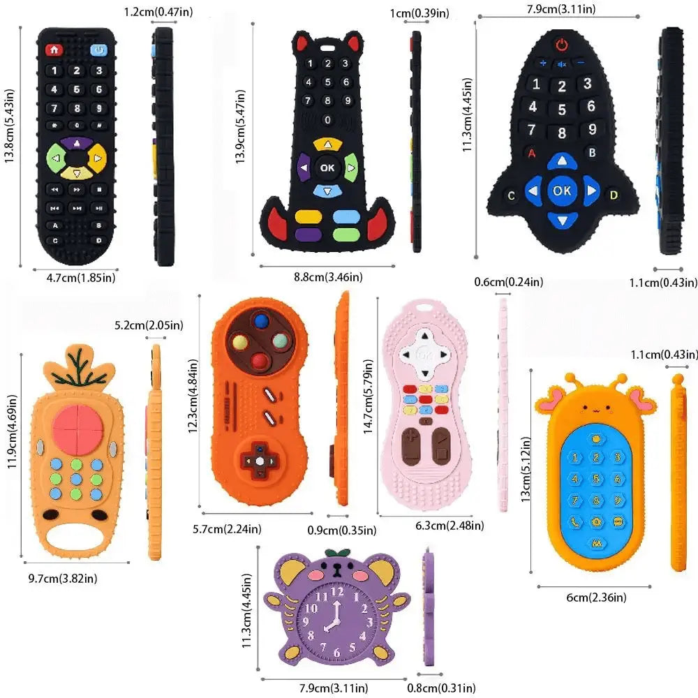 Baby Teething Remote Toys World Of Mothers