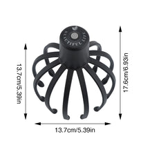 Load image into Gallery viewer, Electric Octopus Claw Scalp Massager Hands-Free 3 Level Head Massage LED Red Light 3D Wirelss Head Scratcher Massage Health Care