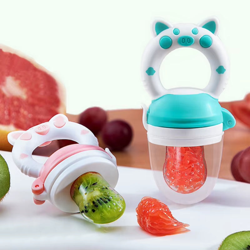 3 in 1 Baby Fruit Feeder Nipple Pacifier Fresh Food Fruit Milk Feeding Bottles Nibbler Learn Feeding Drinking Teething Pacifier